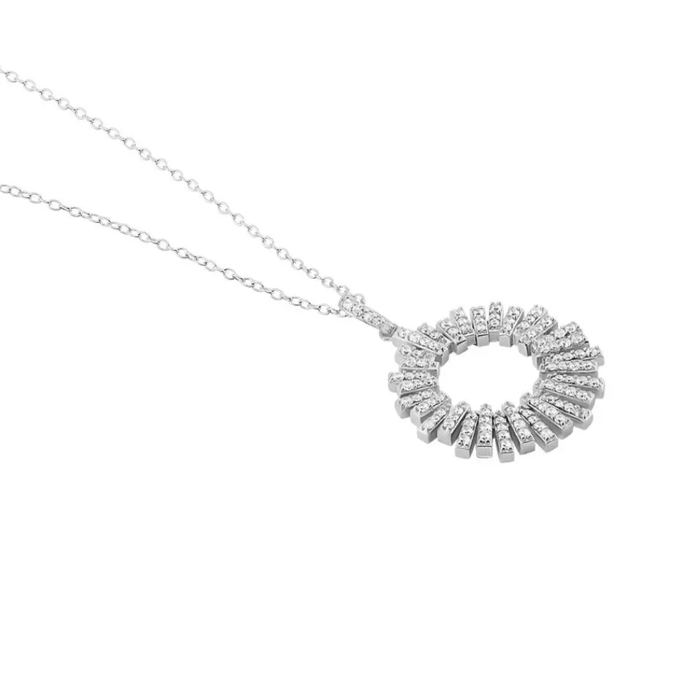 Marc Orian Colliers|Colliers Avec Pierres > Collier Doretta Argent Blanc Oxyde De Zirconium