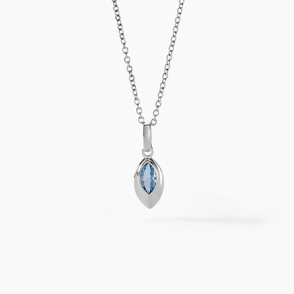 Collier Duchesse Argent Blanc Oxyde De Zirconium