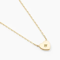 Marc Orian Colliers Diamant|Colliers Cœur > Collier Dulcibella Or Jaune Diamant