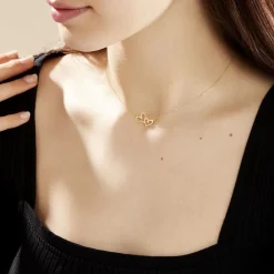 Marc Orian Colliers|Colliers Cœur > Collier Duleep Or Jaune Oxyde De Zirconium