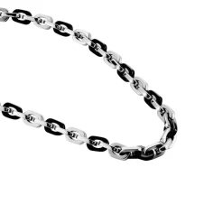 Marc Orian Colliers Fantaisie|Colliers > Collier Eirik Acier Bicolore