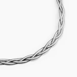 Marc Orian Colliers|Colliers Argent > Collier Elae Argent Bicolore