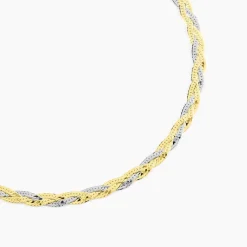 Marc Orian Colliers|Colliers Argent > Collier Elae Argent Bicolore