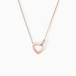 Collier Elanda Argent Rose Oxyde De Zirconium