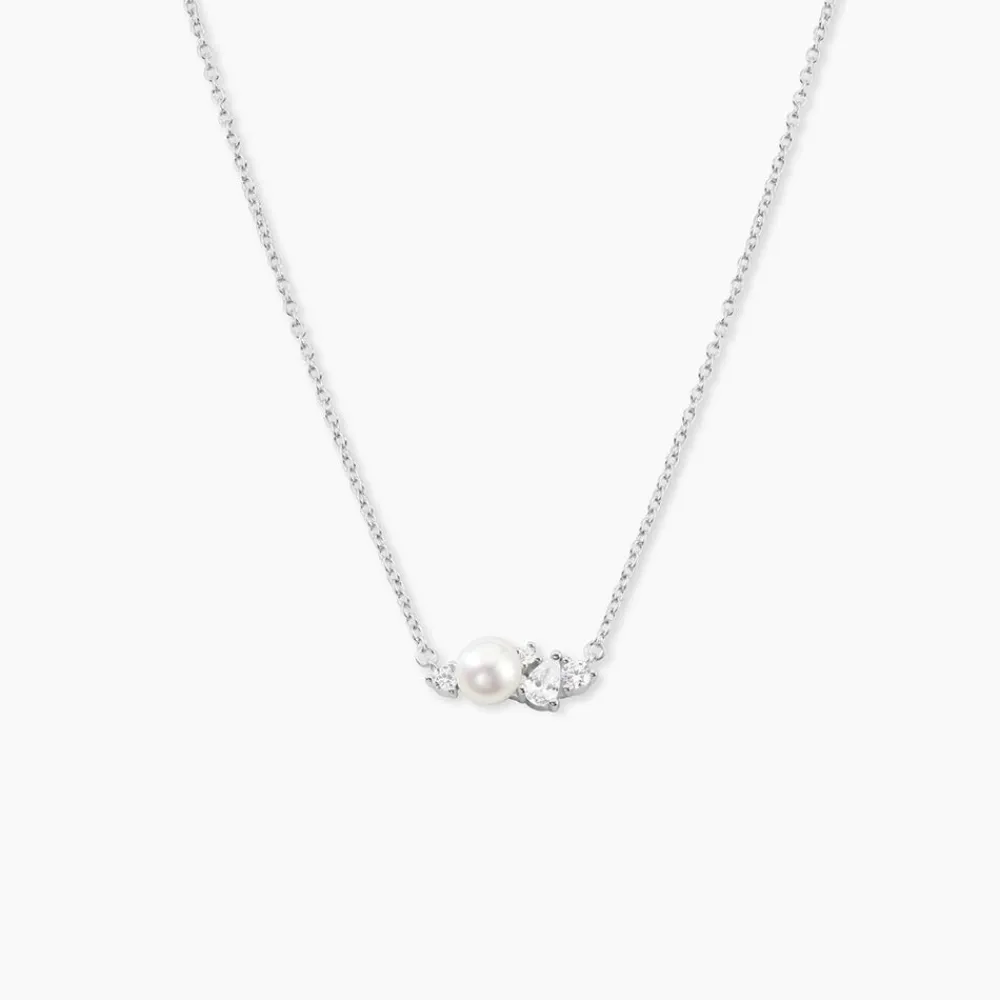 Marc Orian Colliers Fantaisie|Colliers > Collier Elea Argent Blanc Perle De Culture Oxyde De Zirconium