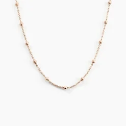 Collier Elea Argent Rose