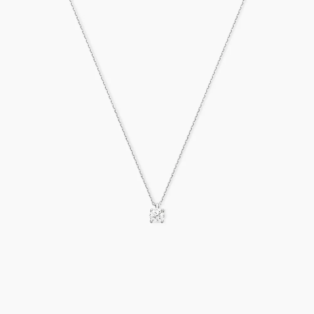 Marc Orian Colliers Diamant|Colliers > Collier Elfa Or Blanc Diamant