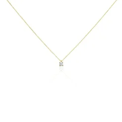 Collier Elfa Or Jaune Diamant