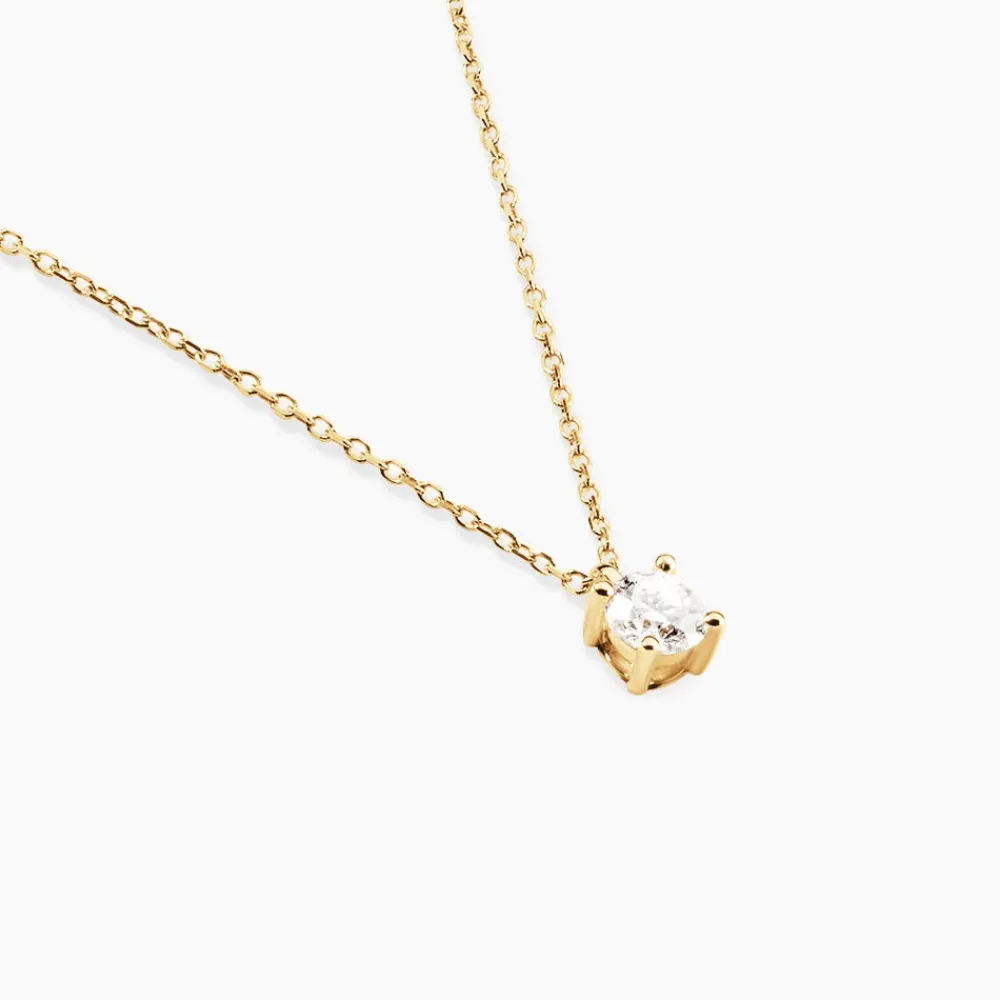 Marc Orian Colliers Diamant|Colliers > Collier Elfa Or Jaune Diamant
