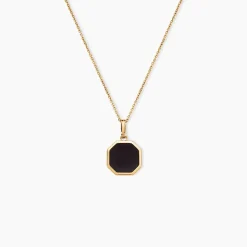 Collier Elioth Plaque Or Jaune