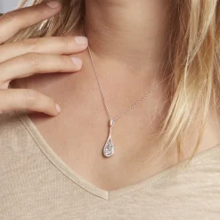 Marc Orian Colliers|Colliers Avec Pierres > Collier Elorah Argent Blanc Oxyde De Zirconium