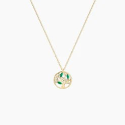 Marc Orian Colliers Arbre De Vie|Colliers > Collier Elsebein Or Jaune Emeraude