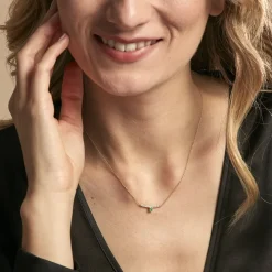 Marc Orian Colliers|Colliers Avec Pierres > Collier Emeald Is The New Black Or Jaune Emeraude Diamant