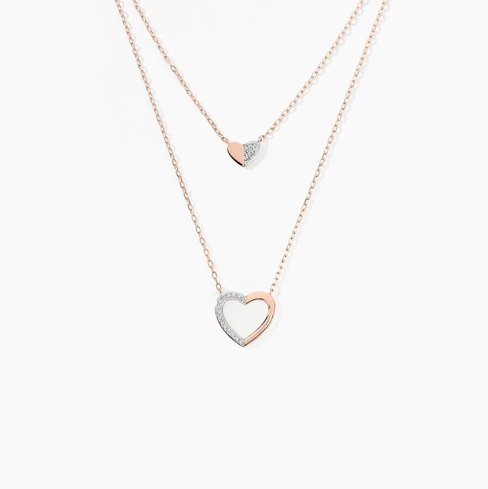 Collier Emilia Or Rose Diamant