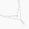 Marc Orian Colliers|Colliers Avec Pierres > Collier Emmie Argent Blanc Oxyde De Zirconium