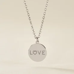 Collier Eternelle Argent Blanc