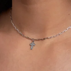 Marc Orian Colliers Fantaisie|Colliers > Collier Etincelante Argent Blanc