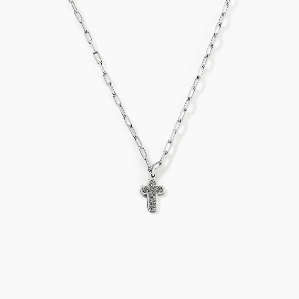 Marc Orian Colliers Fantaisie|Colliers > Collier Etincelante Argent Blanc