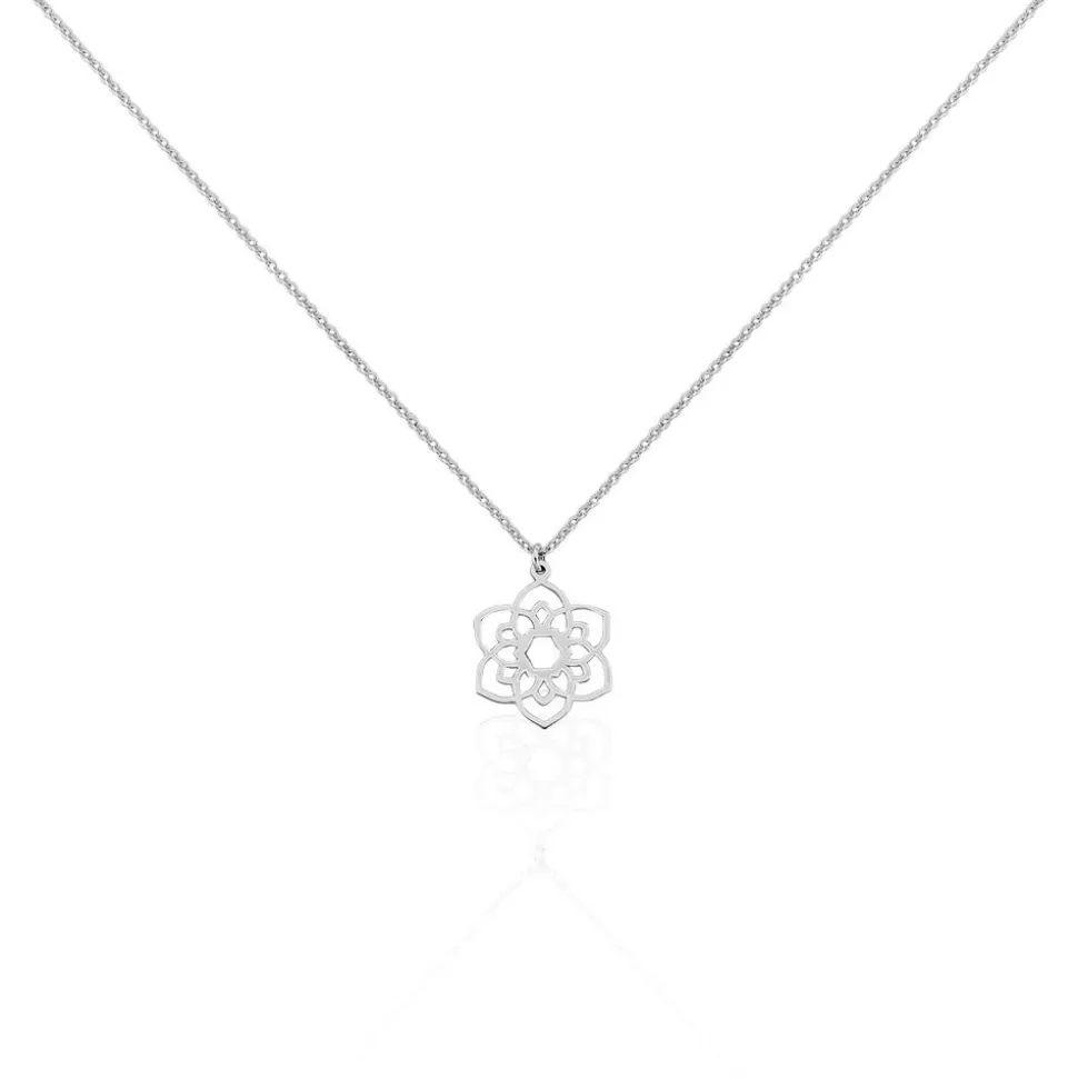 Collier Eudeline Argent Blanc
