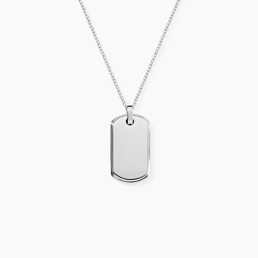 Marc Orian Colliers Fantaisie|Colliers > Collier Eutrope Acier Blanc