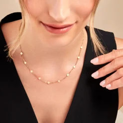 Marc Orian Colliers Fantaisie|Colliers > Collier Eva Acier Jaune