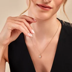 Marc Orian Colliers Fantaisie|Colliers > Collier Eva Acier Jaune Oxyde De Zirconium