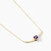 Marc Orian Colliers Cœur|Colliers > Collier Eva Or Jaune Amethyste Et Oxyde De Zirconium