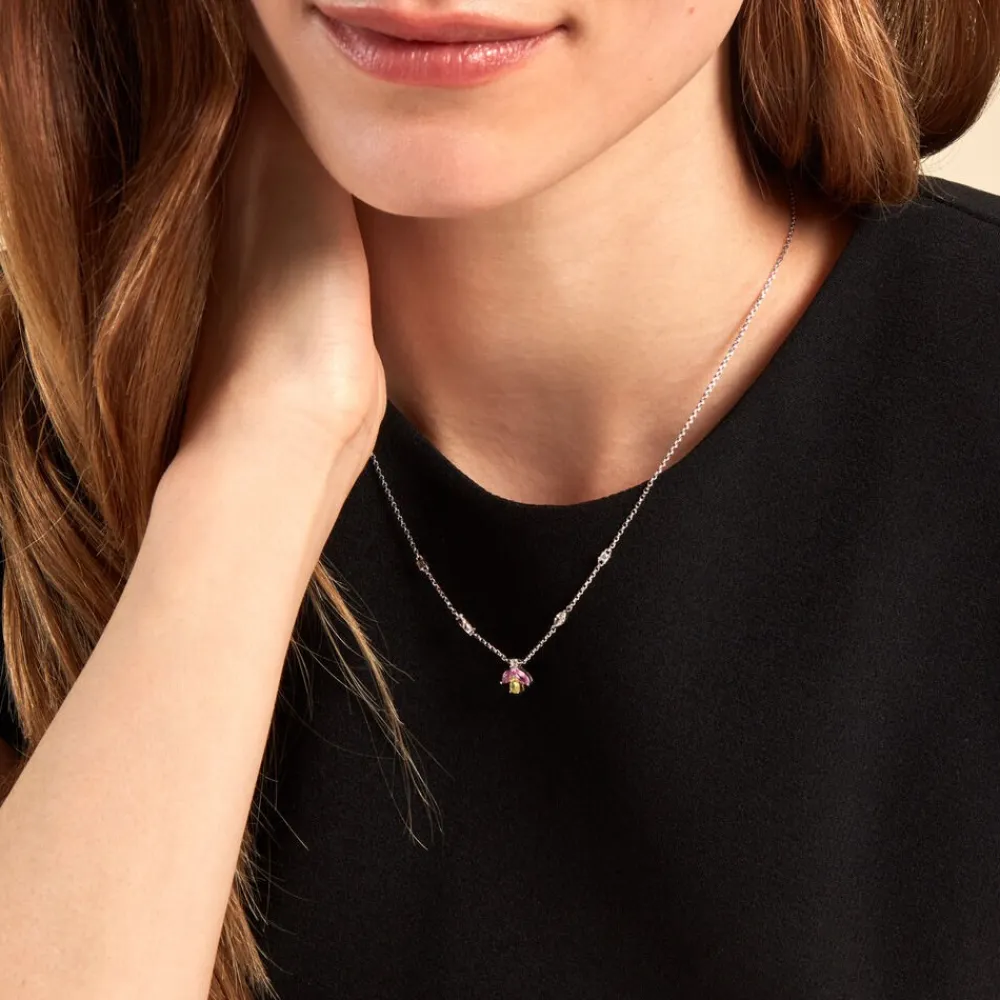 Marc Orian Colliers Fantaisie|Colliers > Collier Evasion Argent Blanc Pierre De Synthese Oxyde De Zirconium argent blanc oxyde