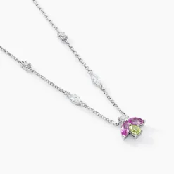 Marc Orian Colliers Fantaisie|Colliers > Collier Evasion Argent Blanc Pierre De Synthese Oxyde De Zirconium argent blanc oxyde