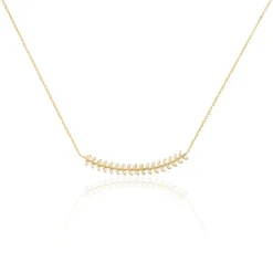 Collier Fabrizia Plaqué Or Jaune Oxyde De Zirconium