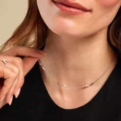 Marc Orian Colliers Fantaisie|Colliers > Collier Felisia Argent Blanc Cristaux De Swarovski argent blanc cristaux de swarovski blanc