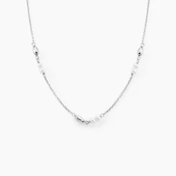 Marc Orian Colliers Fantaisie|Colliers > Collier Felisia Argent Blanc Cristaux De Swarovski argent blanc cristaux de swarovski blanc
