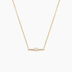 Collier Fergie Plaqué Or Jaune Oxyde De Zirconium