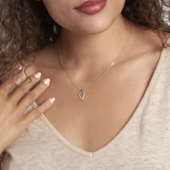 Collier Filae Argent Blanc Oxyde De Zirconium