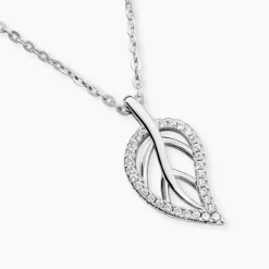 Collier Filae Argent Blanc Oxyde De Zirconium