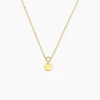 Marc Orian Colliers Fantaisie|Colliers > Collier Finesse Acier Jaune