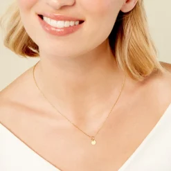 Marc Orian Colliers Fantaisie|Colliers > Collier Finesse Acier Jaune