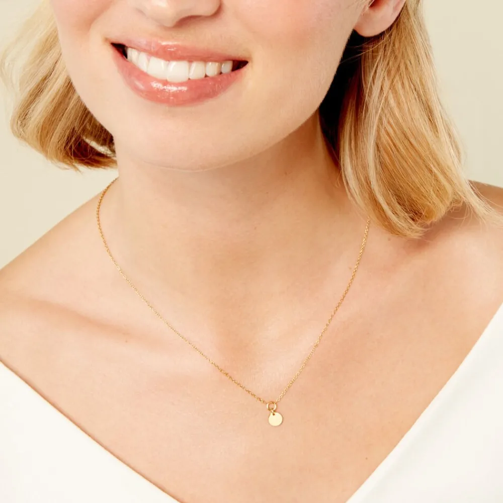 Marc Orian Colliers Fantaisie|Colliers > Collier Finesse Acier Jaune
