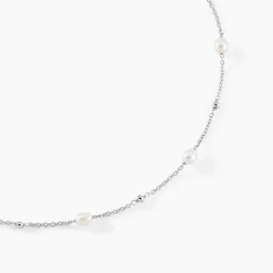Marc Orian Colliers Fantaisie|Colliers > Collier Flawless Argent Blanc Perle De Culture