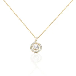 Collier Florentina Plaqué Or Jaune Oxyde De Zirconium