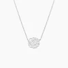Collier Floride Argent Blanc