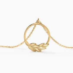 Marc Orian Colliers|Colliers Or > Collier Foliel Or Jaune