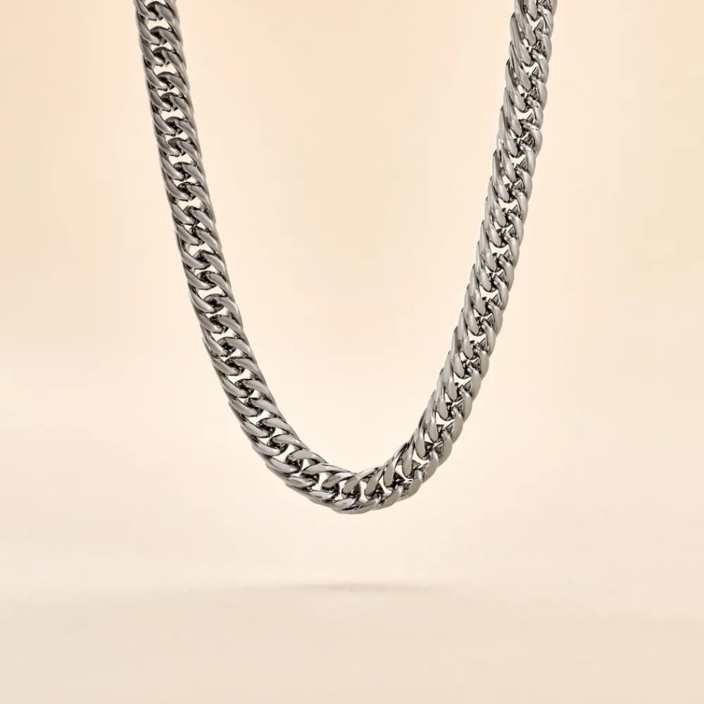 Marc Orian Colliers Fantaisie|Colliers > Collier Frederic Acier Blanc