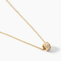 Collier Gia Plaqué Or Jaune Oxyde De Zirconium