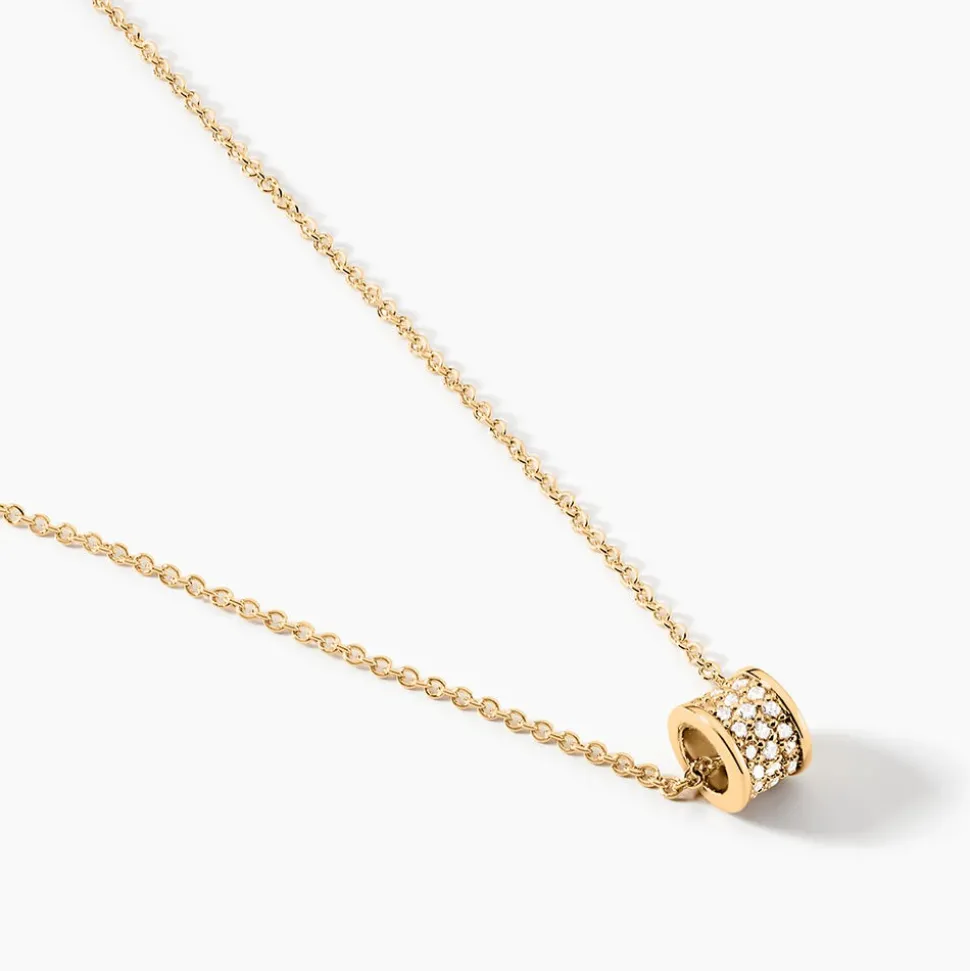 Collier Gia Plaqué Or Jaune Oxyde De Zirconium