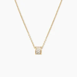 Collier Gia Plaqué Or Jaune Oxyde De Zirconium