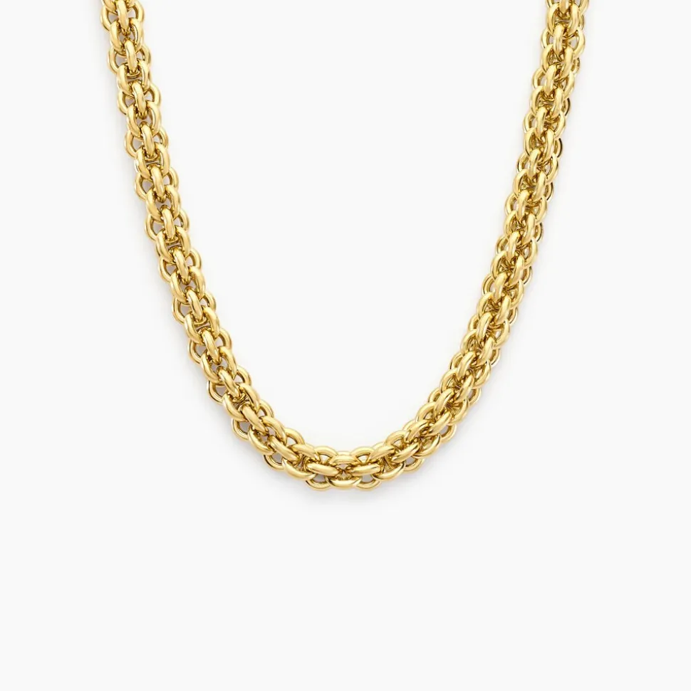 Collier Goa Acier Jaune