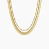 Collier Golden Liana Acier Jaune