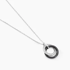 Marc Orian Colliers|Colliers Avec Pierres > Collier Grizzel De Zirconium argent blanc oxyde