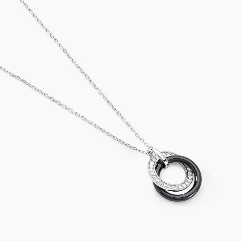 Marc Orian Colliers|Colliers Avec Pierres > Collier Grizzel De Zirconium argent blanc oxyde